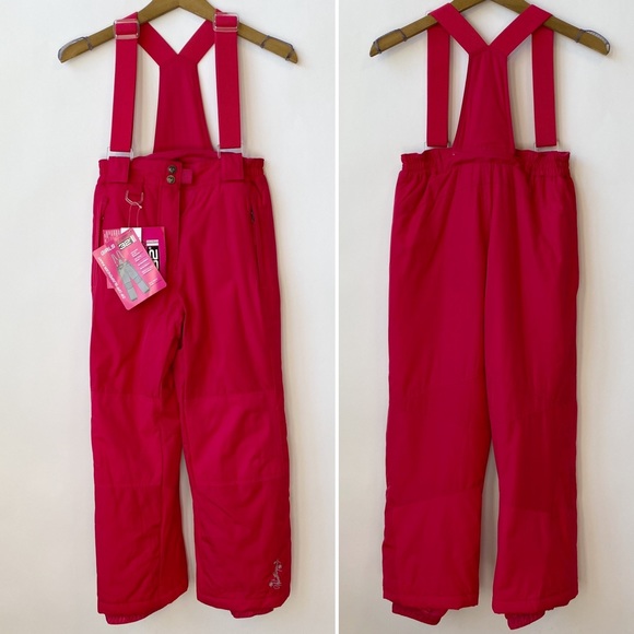 32 Degrees Girls Zip off Suspender Pink Pant 10/12 - Picture 1 of 10
